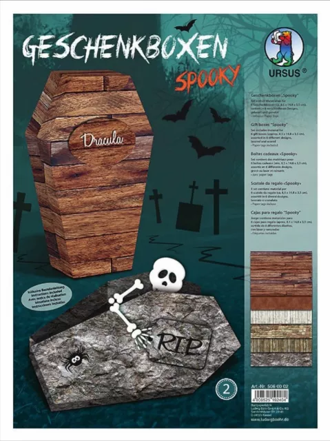 Ursus Caja Regalo Spooky 2 - Set para 6 Cajas de Regalo De Cartón Foto