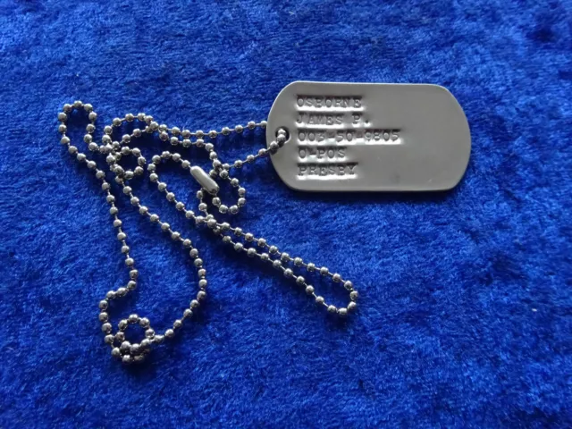 A17-29) Original US Identification Mark Dog Tag