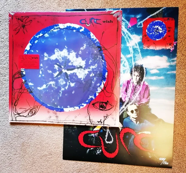 CURE WISH VINYL Picture Disc plus rare numbered poster! £110.00