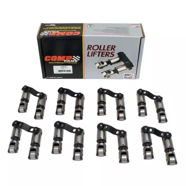 COMP Cams Valve Lifter Set 819-16; Endure-X Solid Roller .842" for Chevy BBC