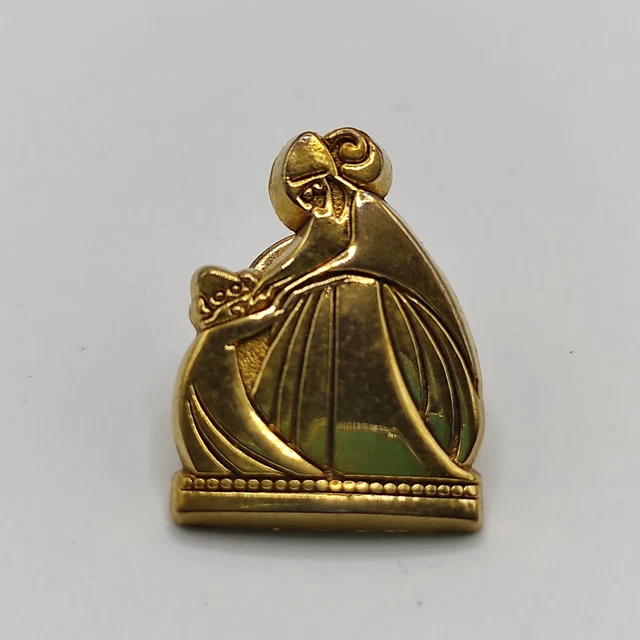 Broche Vintage Lanvin Germany Dorée Avec Perle Beige - Pièce Rare - Occasion