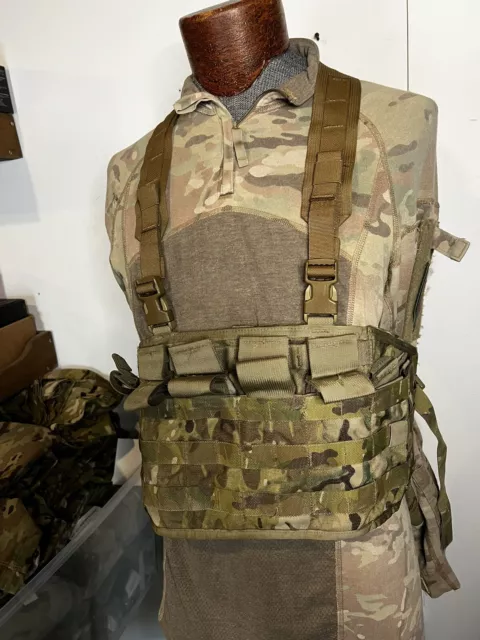 USGI OCP Multicam Molle II Tactical Assault Panel TAP Chest Rig Coyote Y Harness