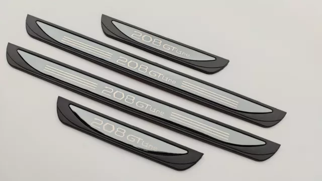 For Peugeot 208 GTLIN Accessories Door Sill Protection Cover Strip 2020 -2023 2