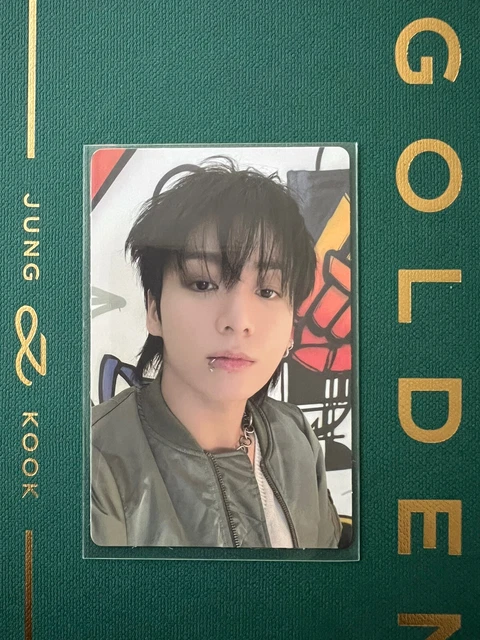 JUNGKOOK GOLDEN EU Exclusive Album official BTS Photo Card