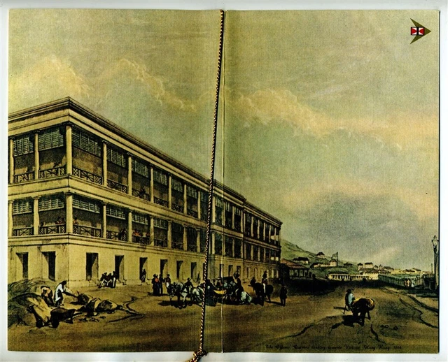 CATHAY PACIFIC AIRLINE Menu Singapore Jakarta 1980s Officer's Quarters