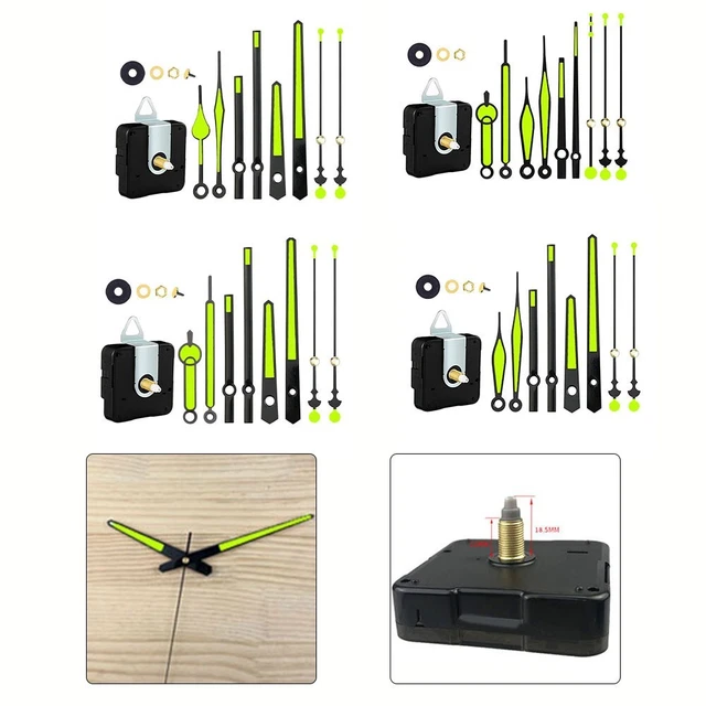 Mouvement à Quartz De Remplacement Pour Horloge + Aiguilles - Mécanisme Précis Pour Réparation Ou Création DIY - 7