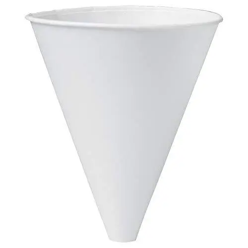 Solo 10BFC-2050 10 oz White Paper Cone Cups (Case of 1000)