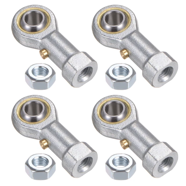 4pcs PHSB4 1/4" Rod End Bearing 1/4"-28 Female Right Hand Thread Stainless Steel