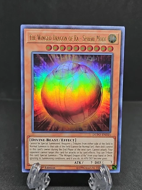 YU-GI-OH! THE WINGED Dragon of Ra - Sphere Mode DUPO-EN045 1st Ed Ultra ...