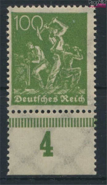 Allemand Empire 187c testés neuf avec gomme originale 1921 ouvriers (9772220