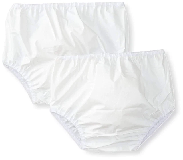 Gerber Unisex-Baby Newborn 2 Pack Waterproof Pant,White,2T, White, Size 0.0 TB80