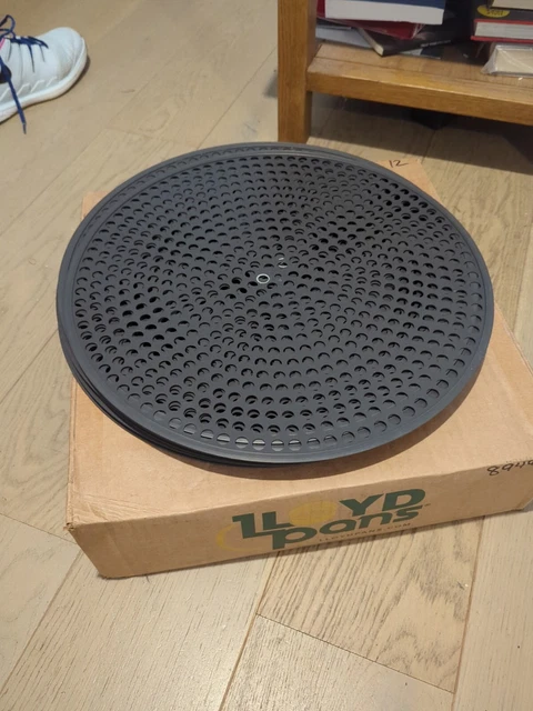 Lloyd Pans Teglia Per Pizza In Alluminio Anodizzato 10'' X 1'', Pre-stagionata, Bordo Arrotolato, Resistente Al Calore Fino A 700°C