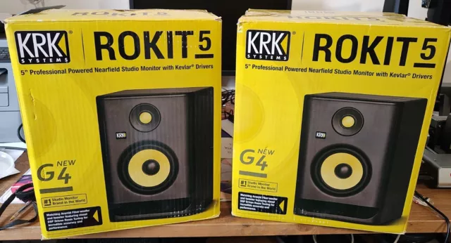 KRK RP5 RoKit 5 G4 Monitor Da Studio Usate Pochissimo Condizioni Perfette!!