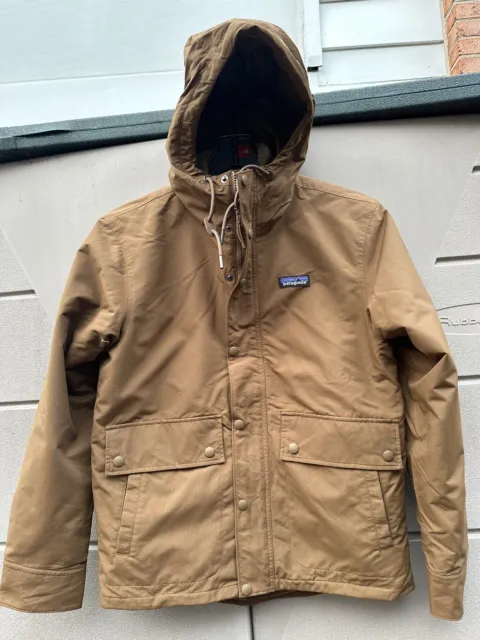 Patagonia 20710 Brown 3-IN-1 Isthmus Fleece Liner Hooded Jacket Men’s Size XS