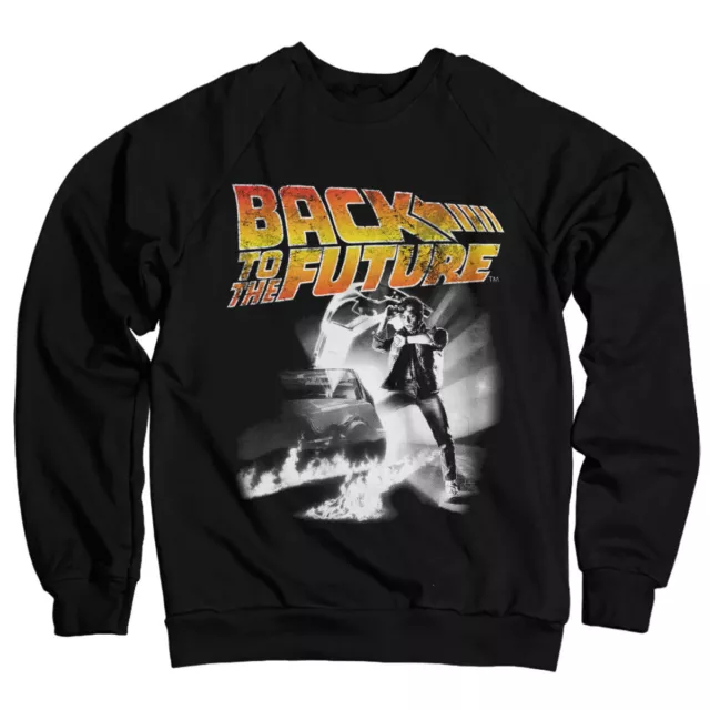 Officially Licensed Back To The Future Poster Sweatshirt S-XXL Sizes