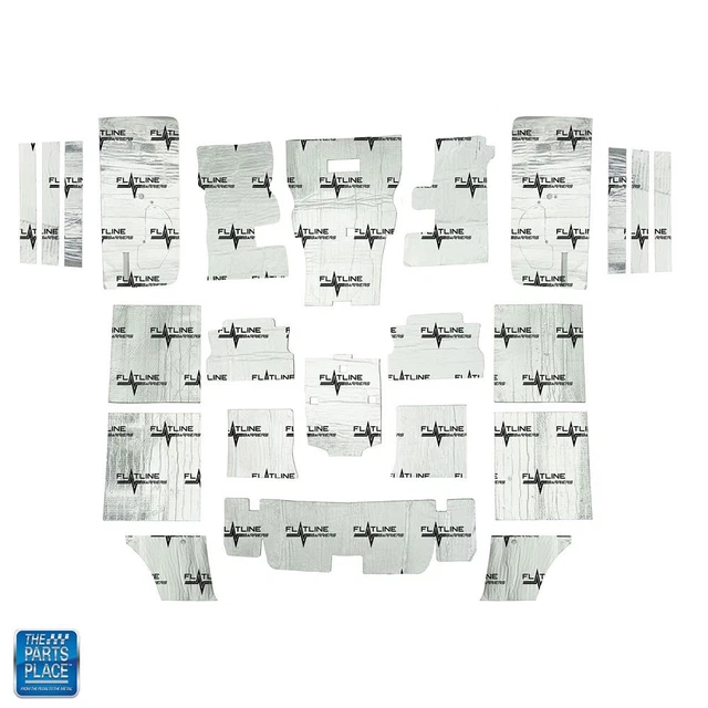 1968-1969 GM F-Body Coupe Complete Interior Insulation Flatline Barriers Kit