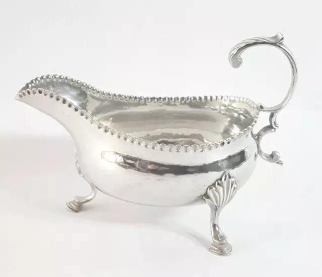 Very Good Sterling Silver George III Small Footed Fine Sauce Boat HM 1803 182.4g