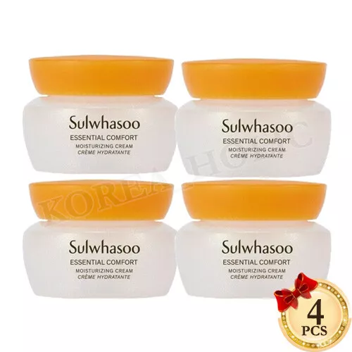 SULWHASOO Essential Comfort Moisturizing Cream 5ml x 4EA Korean Cosmetics NEW