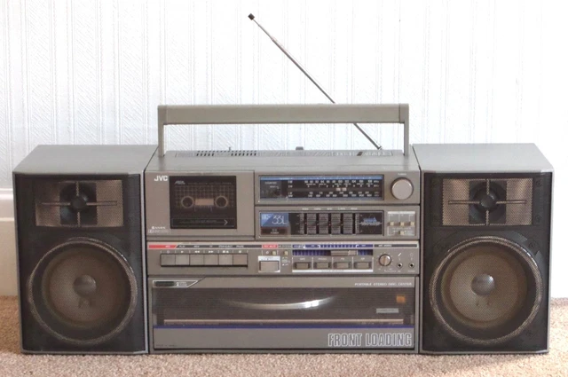 JVC DC-33L Portable Stereo/Ghetto Blaster/Boombox for Restoration