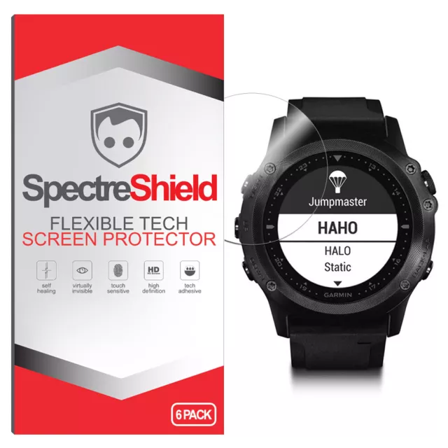 (6-Pack) Garmin Tactix Bravo Screen Protector Spectre Shield