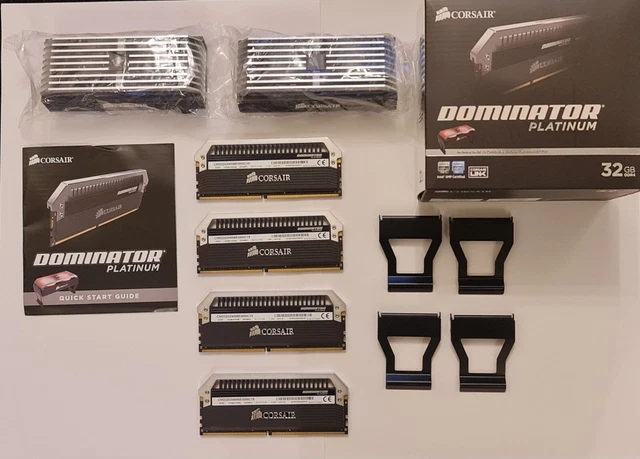 CORSAIR DOMINATOR PLATINUM RGB 32GB 2 x 16GB PC4 25600 DDR4