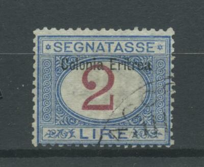 COLONIE ERITREA 1903 TASSE L.5 2 US. 