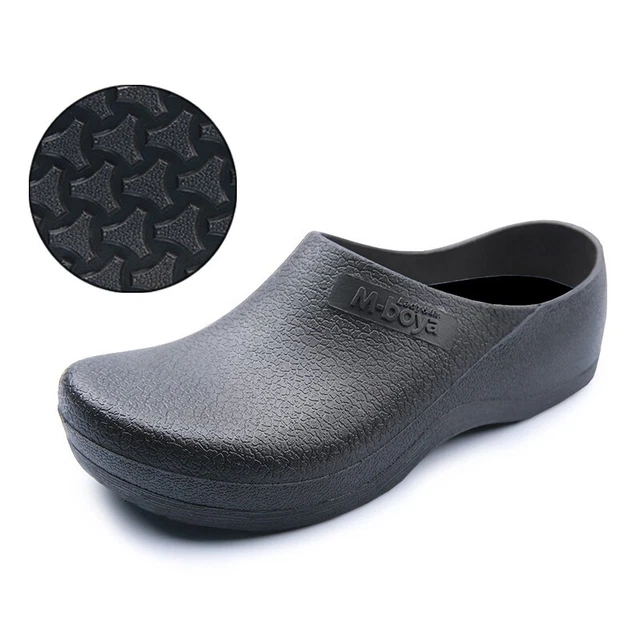 Chaussures de chef imperméables pour hommes cuisine travail confortable antidé
