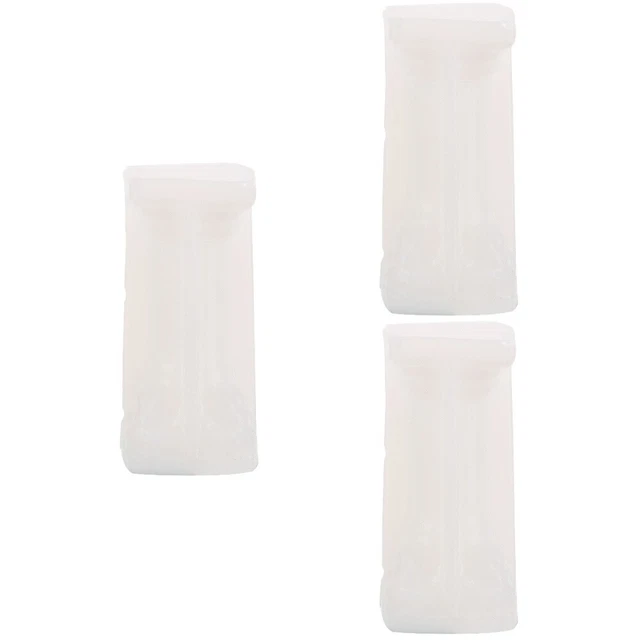 3x bella costruzione di stampi in silicone a casa stampo per candela per fai da te