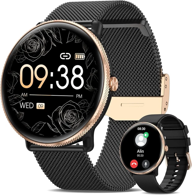 1,27'' AMOLED Smartwatch Donna con Chiamate Bluetooth, Orologio