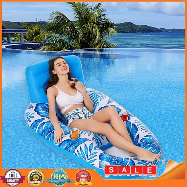 Floating Boat Lounge Multifunctional Pool Recliner PVC for Adults and Children