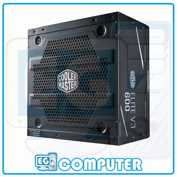 Alimentatore Per Pc 600W Atx 2.31 Cooler Master Elite V3 Gaming Ventola 12Cm