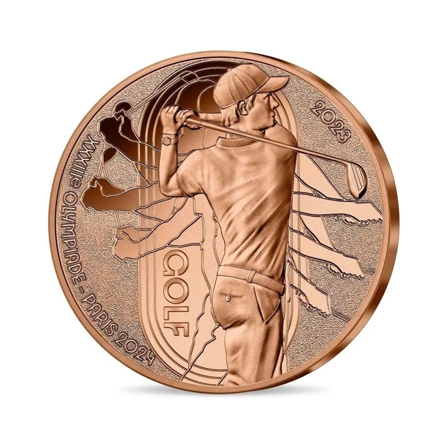 FRANCE 1/4 EURO 2023 Paris 2025 Olympic Games Golf (9156) 9.10