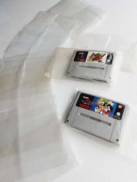 Snes Super Nintendo sachets Officiels Pour Cartouche