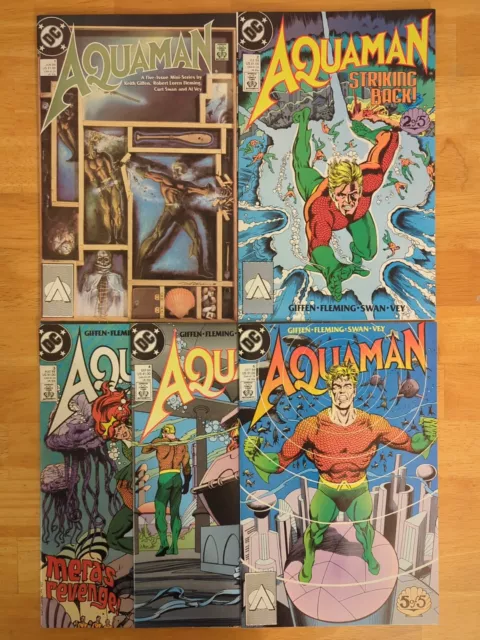 Aquaman #1-5 - Complete - 2nd Limited Series - DC 1989 - (VF/VF+)