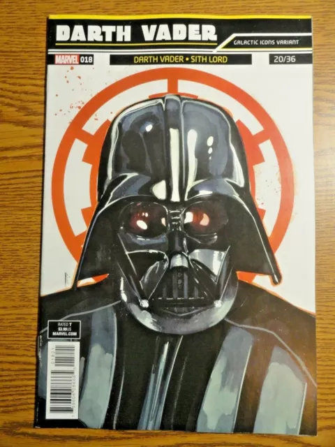 Star Wars Darth Vader #18 Galactic Icons Sith Lord Variant Cover 1st Pr Marvel