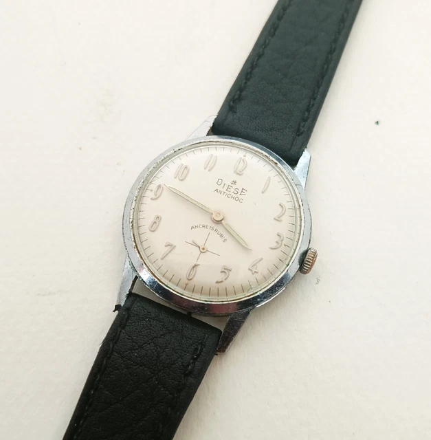 ANCIENNE MONTRE GOUSSET Régulateur Mecanique Argent Watch Locomotive