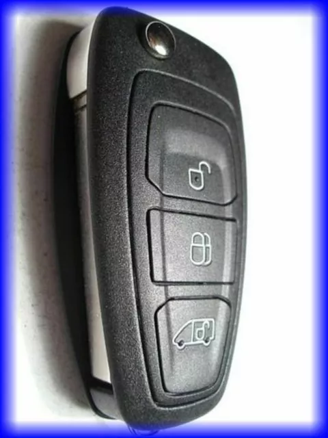 NEW 3 BUTTON REMOTE FLIP KEY FOB for FORD TRANSIT & CUSTOM 2016-2021, ID49 chip