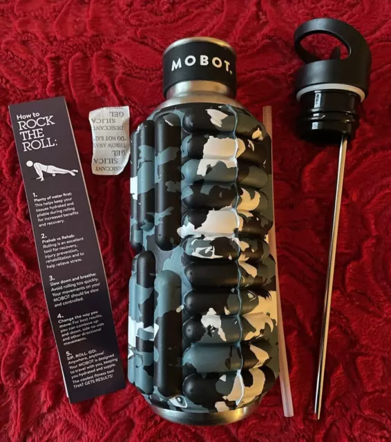 MOBOT Foam Roller Water Bottle 27 oz Camo New