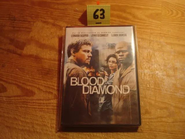 DVD : Blood Diamond - Leonardo Di Caprio / Djimon Hounsou / Comme Neuf