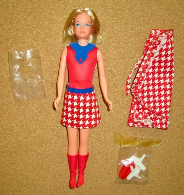 Ca1975 Mattel growing Up Skipper Doll Mint In Orig