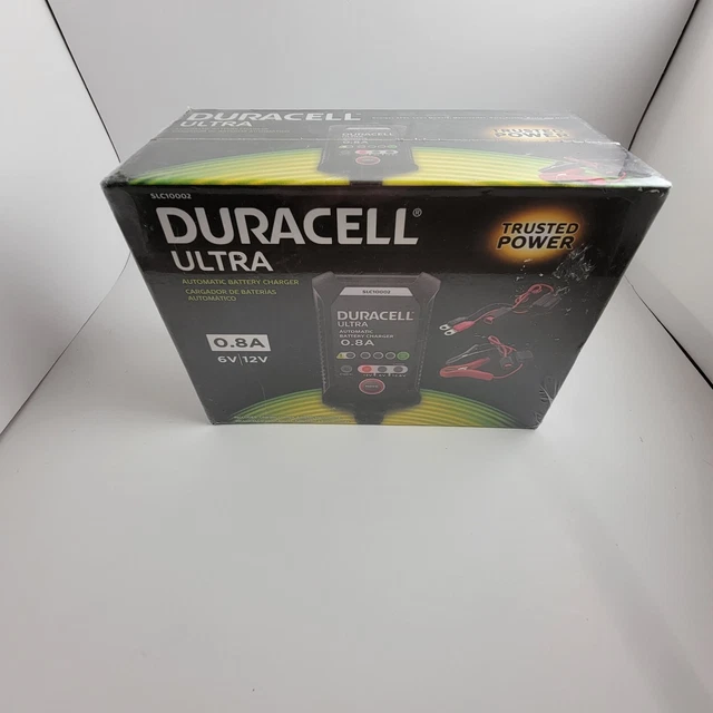 NEW DURACELL ULTRA Battery Charger SLC10002 0.8A 6V 12V ATV CAR BOAT