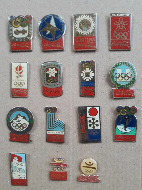 Lot De Pins Collection Coca Cola Jeux Olympiques Londres 2012 - Dans Cadre/boîte, Occasion