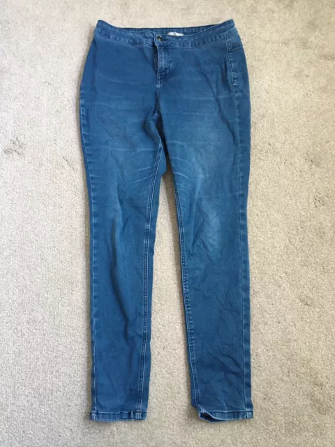 WOMENS SAINSBURYS TU Jeggings Size 16 Regular Jeans Well Worn