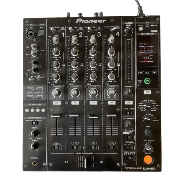 Pioneer DJM850-K DJ Mixer Working Tested From Japan