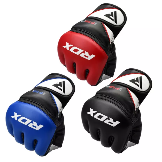 RDX F12 MMA Trainingshandschuhe Black Boxsack Sparring Training Grappling Gloves