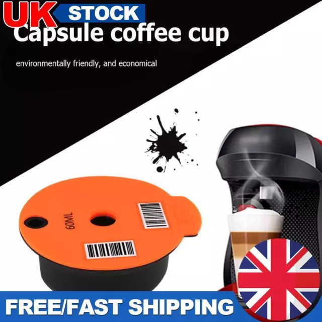 Refillable/Reusable Coffee Capsule Pods Cups For Bosch Tassimo Machine 60-220 ML