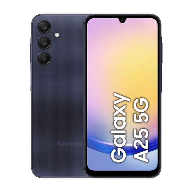 SAMSUNG GALAXY A25 5G Dual SIM Sm- A256B 6GB/128GB Black £153.87 ...