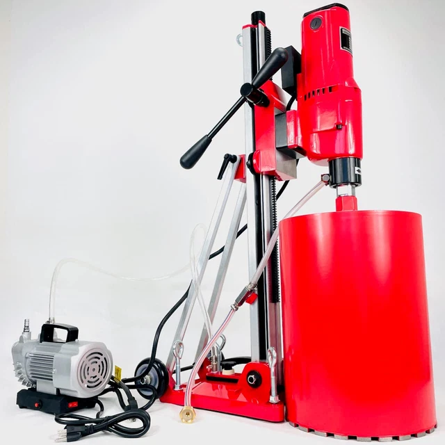 BLUEROCK Model 12Z1 T/S CORE DRILL PACKAGE DEAL 2-SPEED W/TILTING STAND CONCRETE