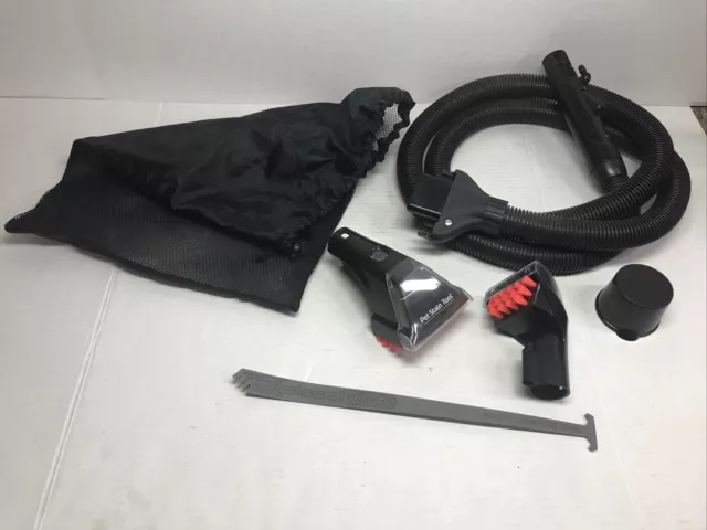 6 Piece Bissell Hose, Bag, Pet Stain, Scrubber,Hose Clean out Upholstery Tools