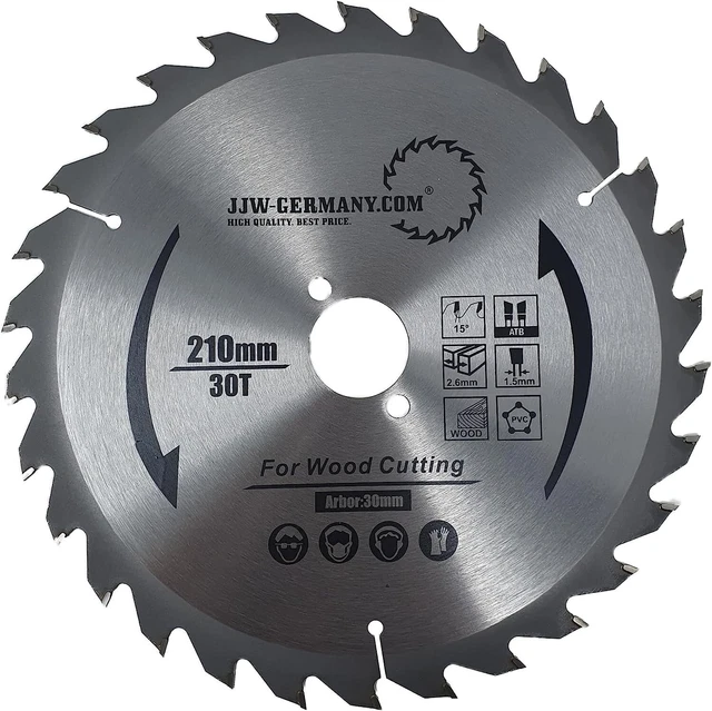 WOLFCRAFT Kapp-und Gehrungssägeblatt, : 250 mm, 40 Zähne, Hartmetall